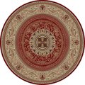 Concord Global 5 ft. 3 in. Ankara Chateau - Round, Red 65200